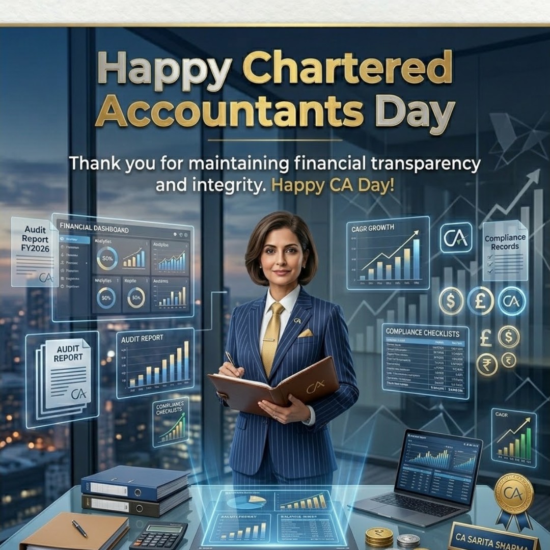 Thank you for maintaining financial transparency and integrity. Happy CA Day!